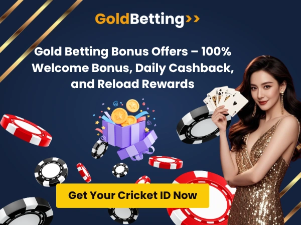 Gold Betting Bonus Offers – 100% Welcome Bonus, Daily Cashback, and Reload Rewards