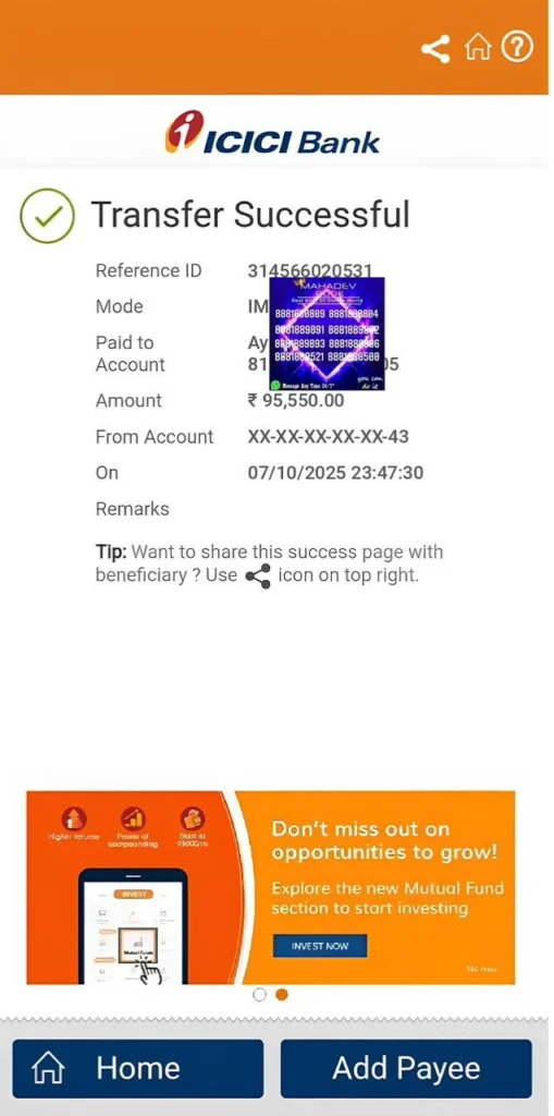 Gold Betting payout proof – verified bank transfer withdrawal completed successfully