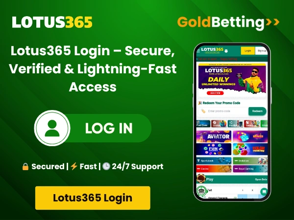 Lotus365 Login – Secure, Verified & Lightning-Fast Access