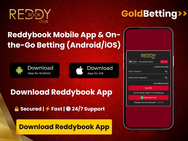 Reddybook Mobile App & On-the-Go Betting (AndroidiOS)