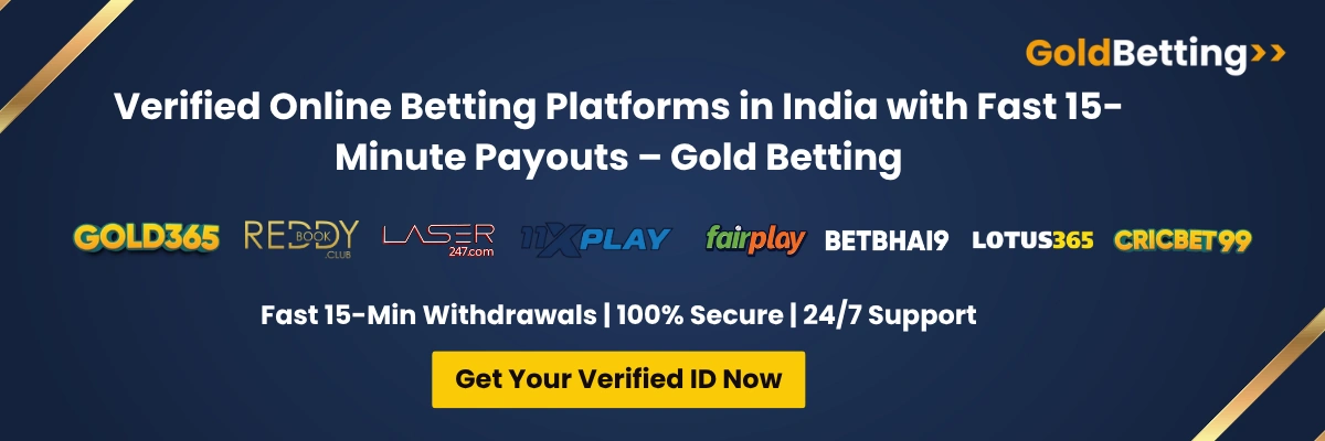 Verified Online Betting Platforms in India with Fast 15-Minute Payouts – Gold Betting