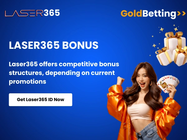 Laser365 offers competitive bonus structures, depending on current promotions